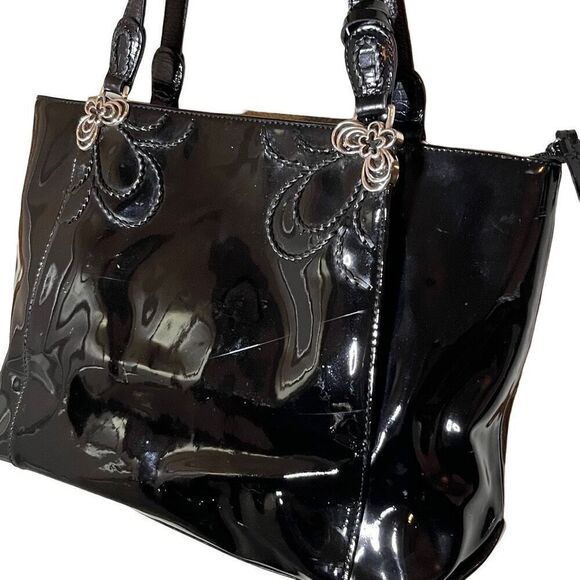 Patent Leather Brighton Handbag - Picture 3 of 13